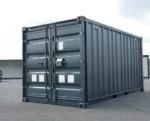 15 Fuß Container mit Elektroinstallation, Lüftungsgittern und Schlüsselschloss – Bild 6