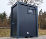 Sanitärcontainer SCEW RAL 7016 Anthrazitgrau | H 2335 x B 1650 x T 1200 mm | Tür einflügelig | mit Warmwasser – Bild 7