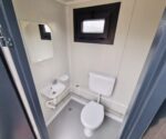 Sanitärcontainer SCEW RAL 7016 Anthrazitgrau | H 2335 x B 1650 x T 1200 mm | Tür einflügelig | mit Warmwasser – Bild 5